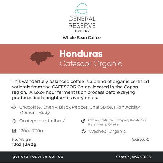 Honduras Cafescor Organic